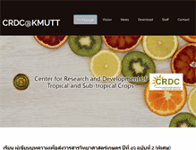 Tablet Screenshot of crdc.kmutt.ac.th